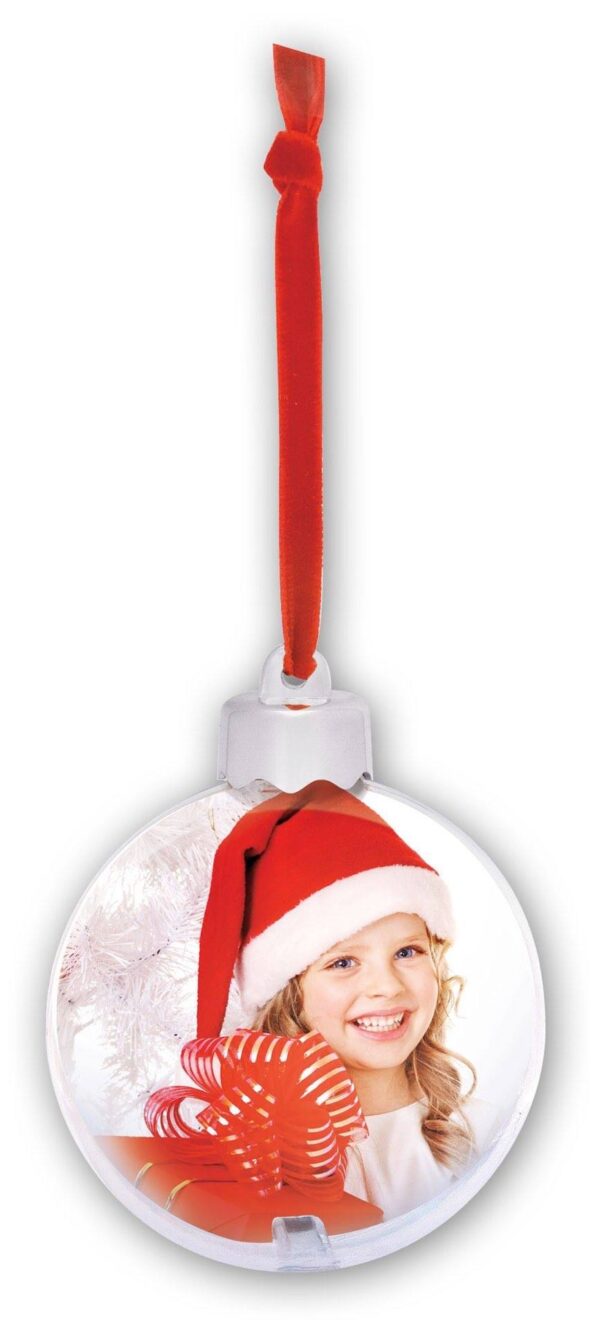 Glob de Craciun personalizat cu poza