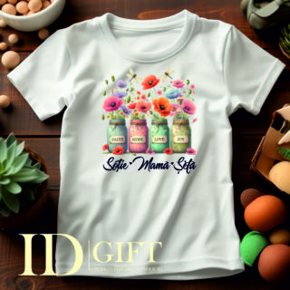 Tricou cu mesaj: - Sotie-mama-sefa