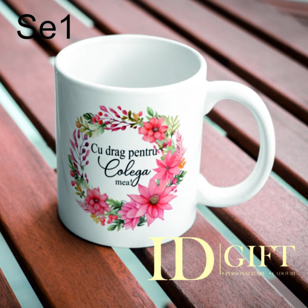 Cana- ”Cu drag pentru colega mea!” -flori